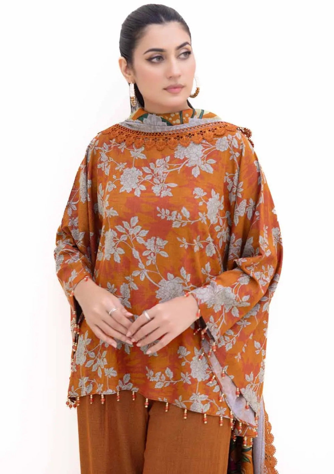 Winter Collection - Gul Ahmed - 3Pcs Unstitched 24 - DH-42001