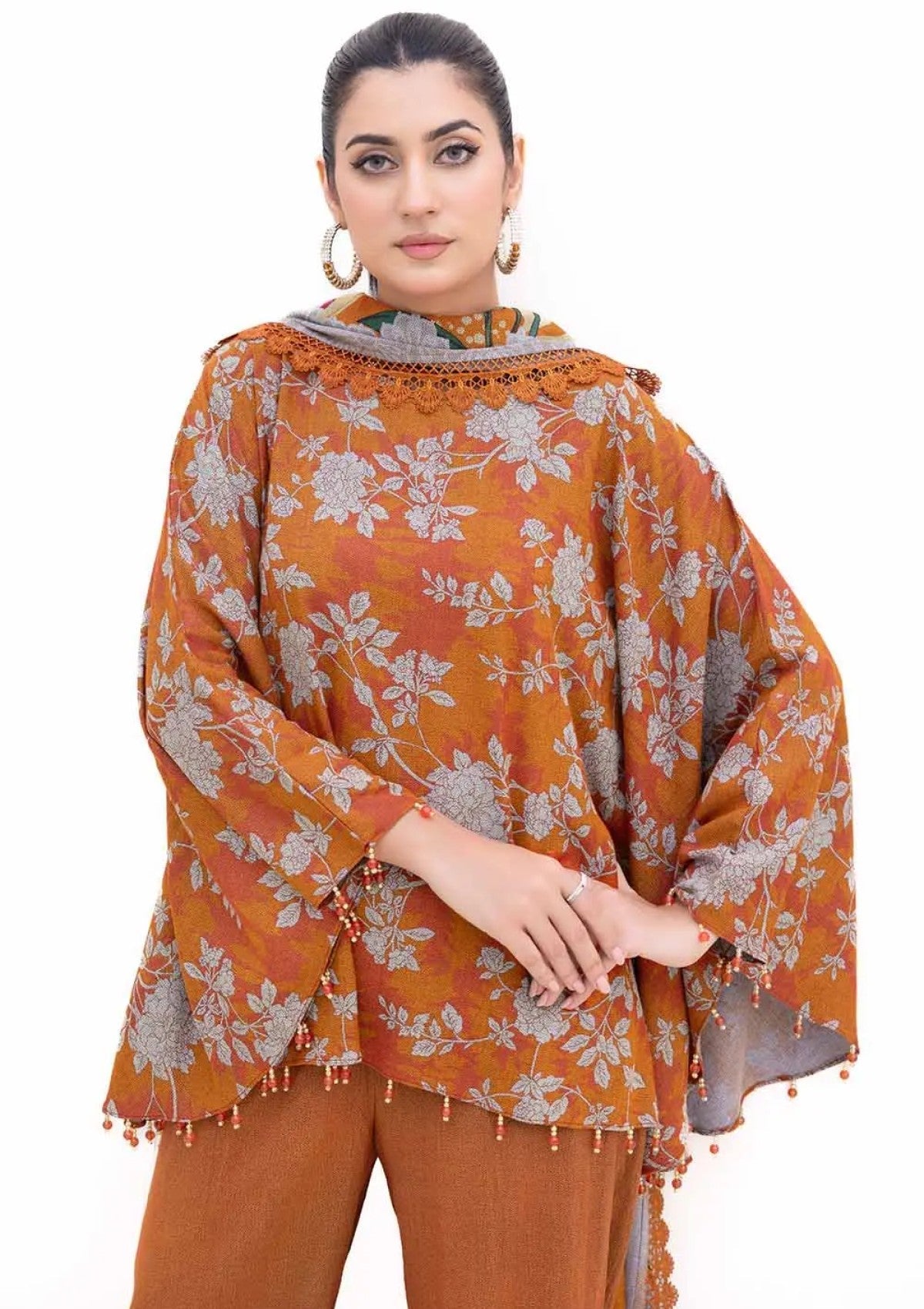 Winter Collection - Gul Ahmed - 3Pcs Unstitched 24 - DH-42001