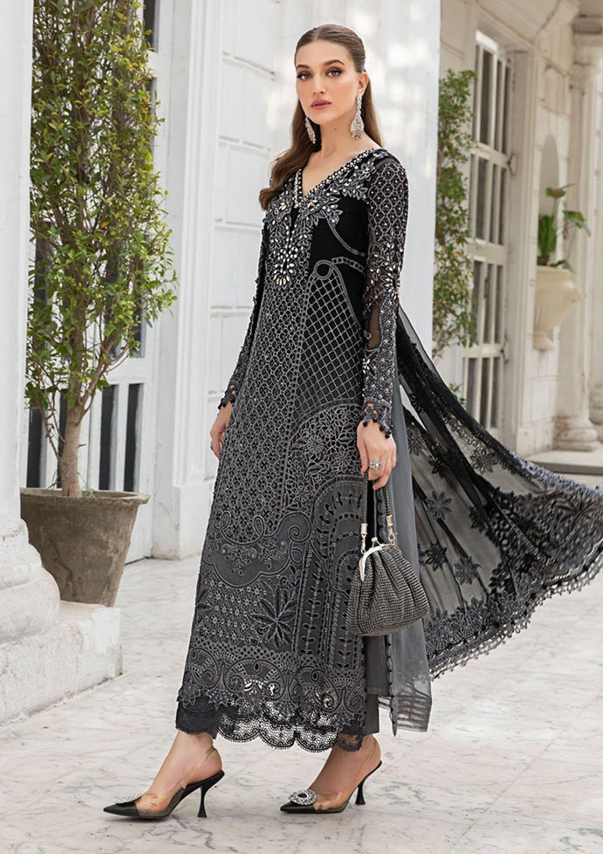 Formal Collection - Maria B - Unstitched - Chiffon 24 - MPC24#01