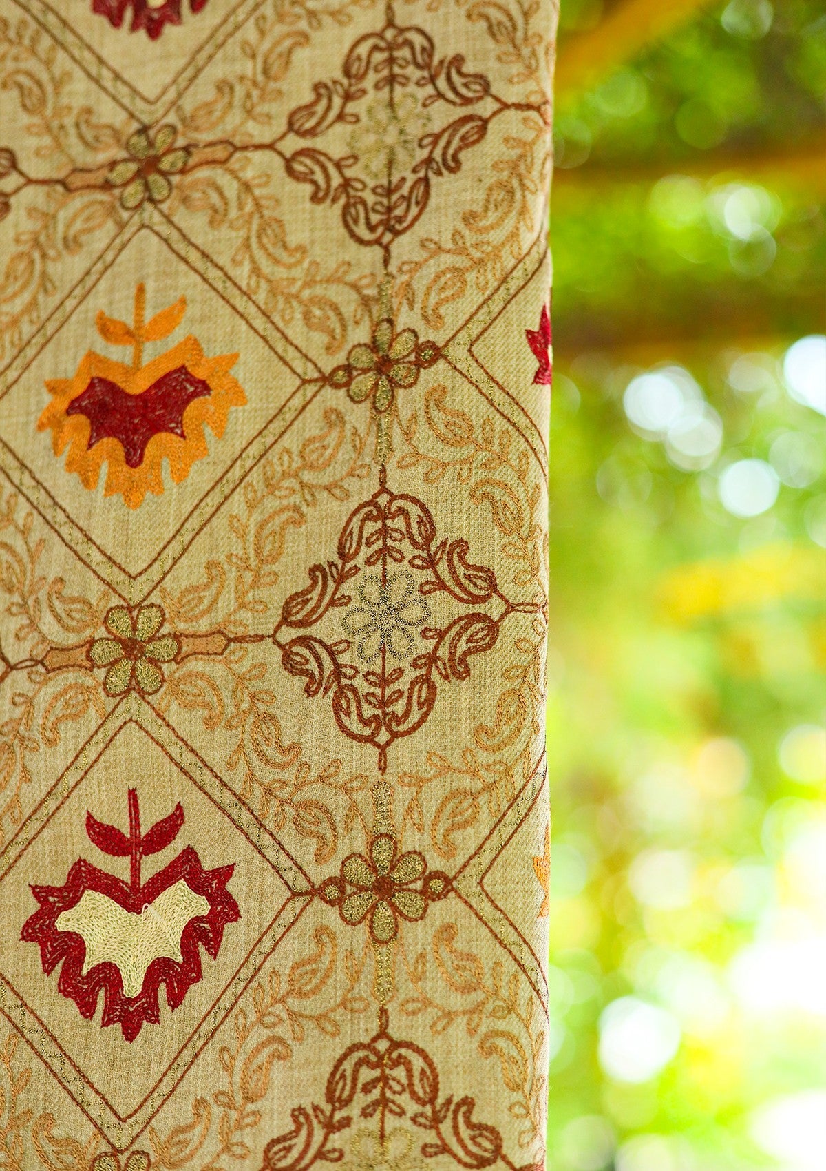 ARI Work Wool Shawl D - 03 - Brown