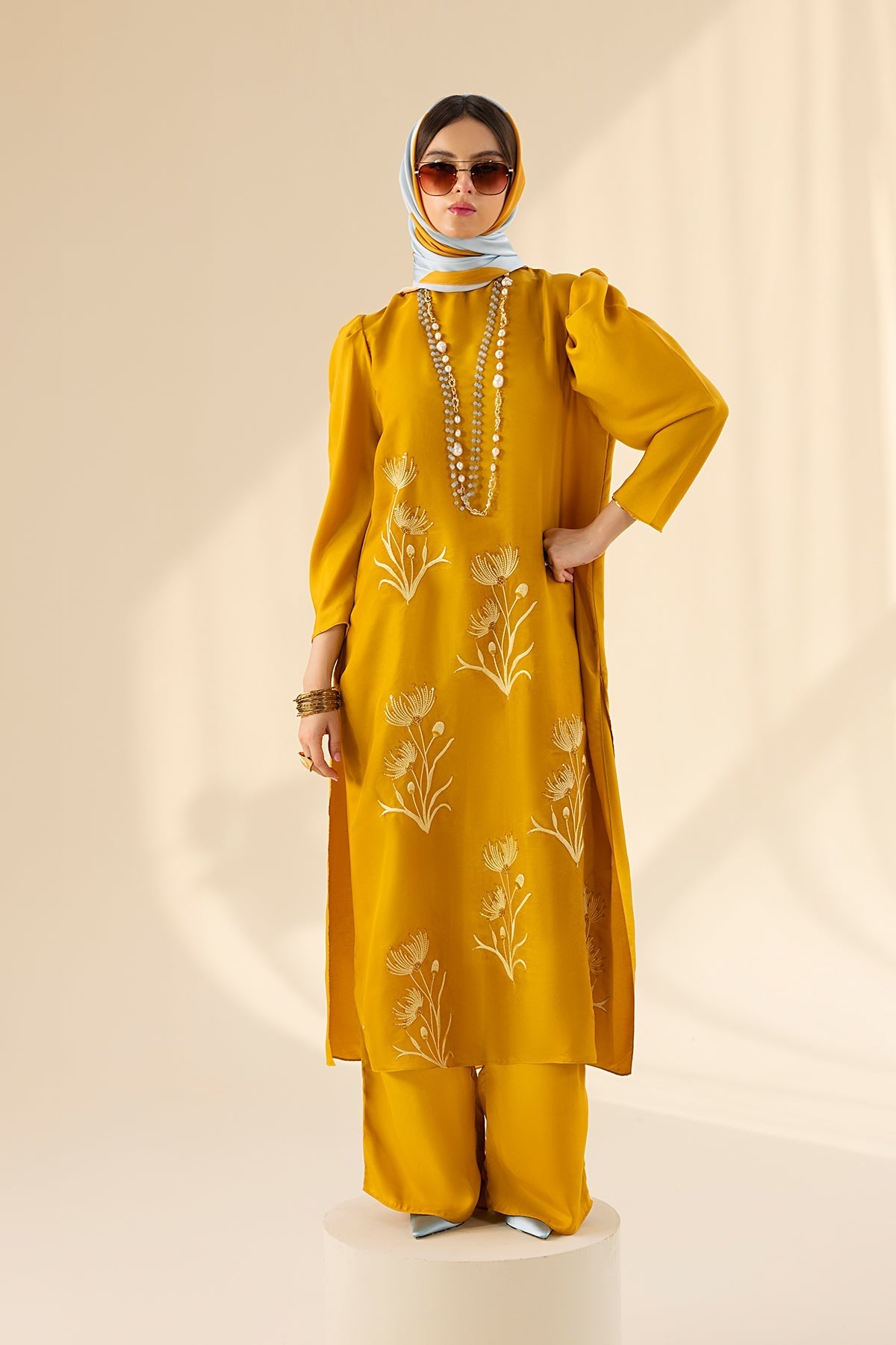 Erum Khan | Lillia Summer Edit | Honey Haze - Official Erum Khan stockist in UK - Sakeena London