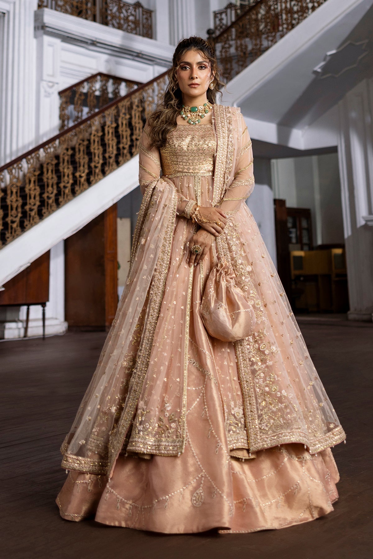 Erum Khan | Jahan Wedding 25 | Pink Dust - Official Erum Khan stockist in UK - Sakeena London