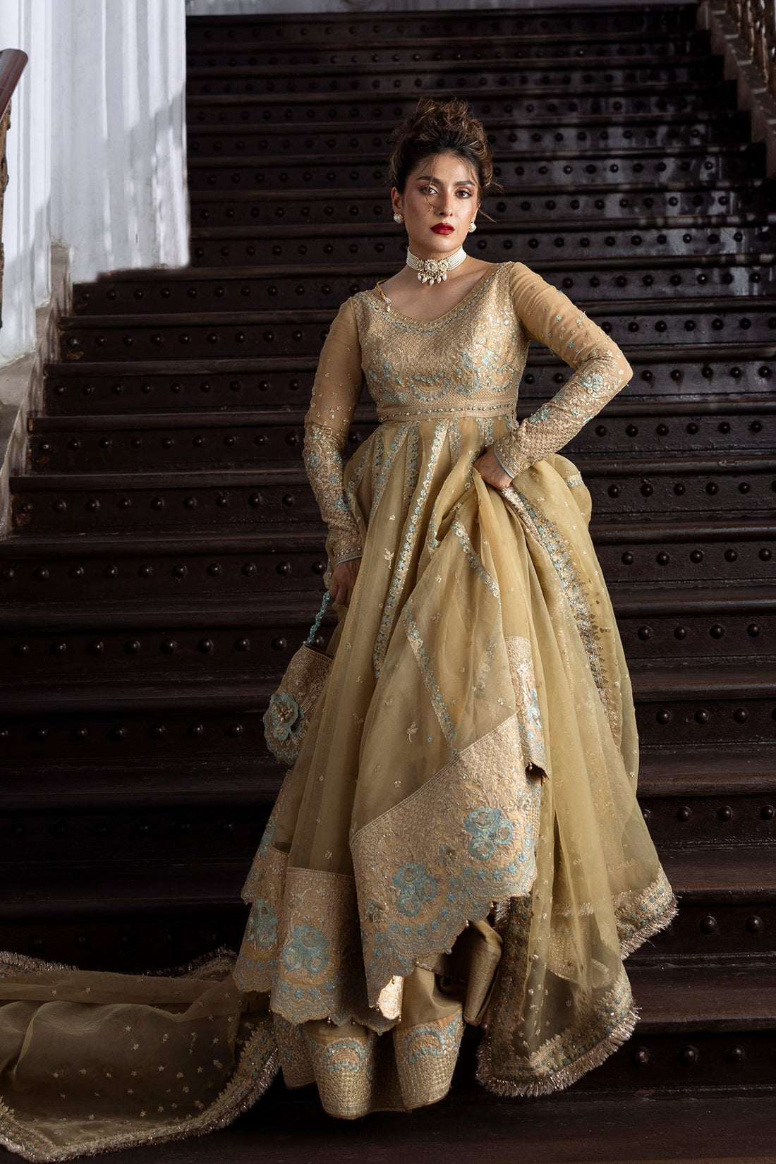 Erum Khan | Jahan Wedding 25 | Golden Glow - Official Erum Khan stockist in UK - Sakeena London