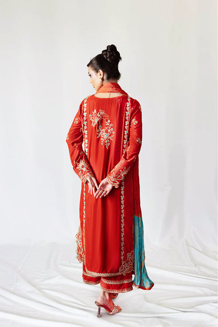 Saira Rizwan | Velvet Pret 25 | NEELAM-SRVP25-06 - Official Saira Rizwan stockist in UK - Sakeena London