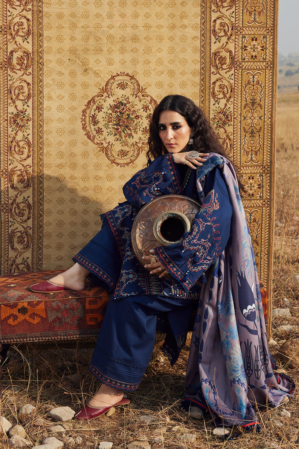 Saira Rizwan | Winter Khaddar 25 | MAHRUKH-SRW25-08 - Official Saira Rizwan stockist in UK - Sakeena London