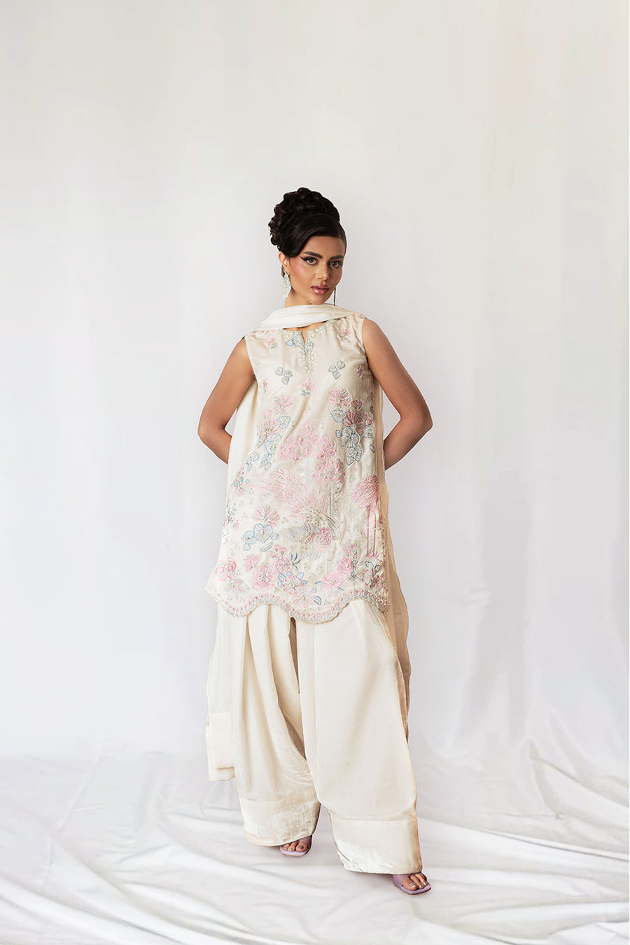 Saira Rizwan | Velvet Pret 25 | NARGIS-SRVP25-07 - Official Saira Rizwan stockist in UK - Sakeena London