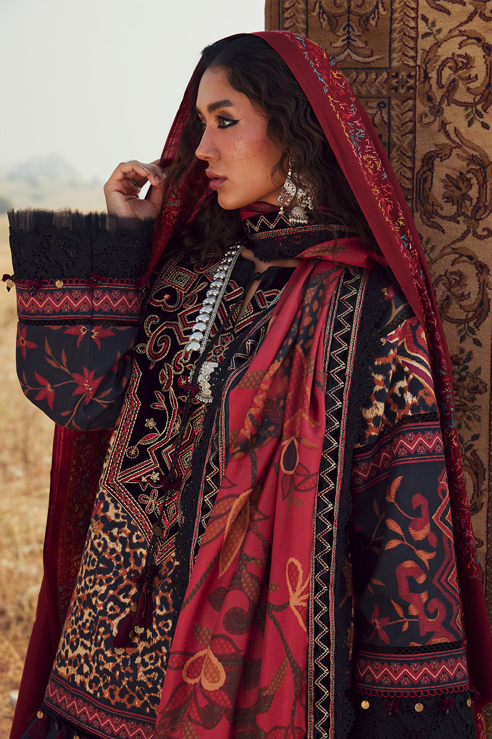 Saira Rizwan | Winter Khaddar 25 | NAZ-SRW25-09 - Official Saira Rizwan stockist in UK - Sakeena London
