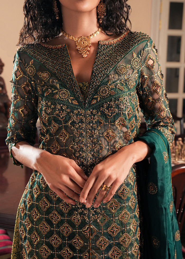 Laj by Lajwanti | Runaway Formals 25 | Emerald Echo - Official Laj by Lajwanti stockist in UK - Sakeena London