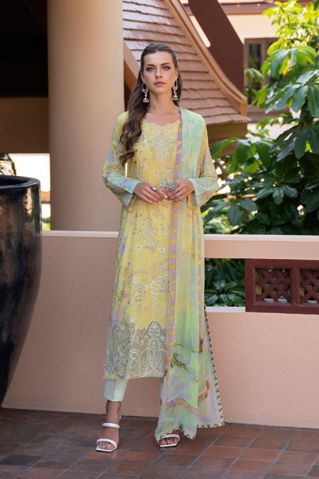 Ramsha | Ghazal Luxury Lawn | G-308 - Official Ramsha stockist in UK - Sakeena London