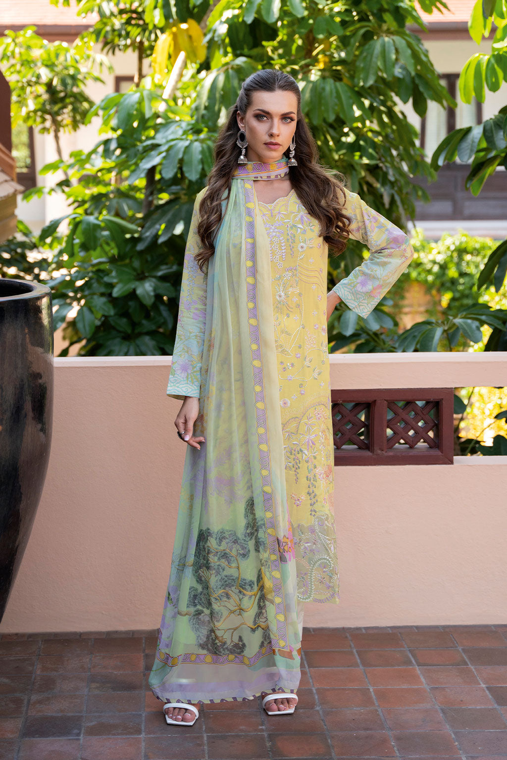 Ramsha | Ghazal Luxury Lawn | G-308 - Official Ramsha stockist in UK - Sakeena London
