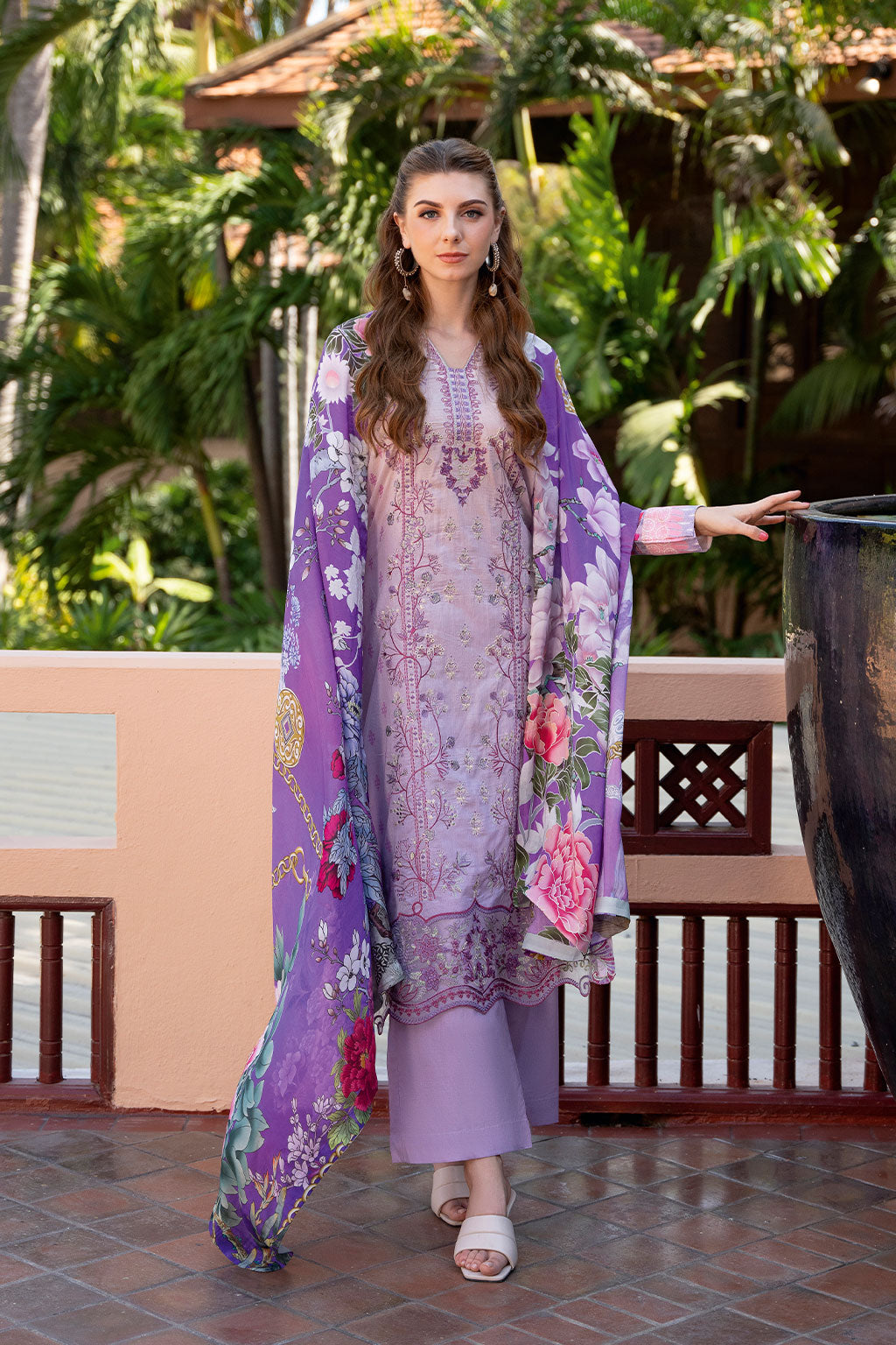 Ramsha | Ghazal Luxury Lawn | G-310 - Official Ramsha stockist in UK - Sakeena London
