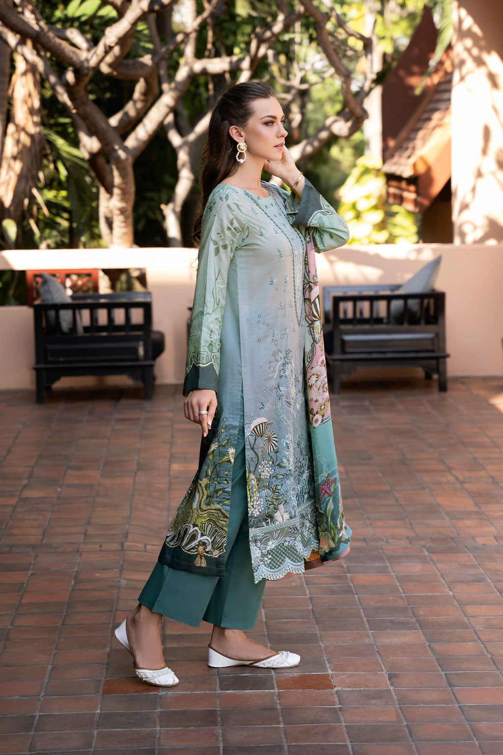 Ramsha | Ghazal Luxury Lawn | G-306 - Official Ramsha stockist in UK - Sakeena London