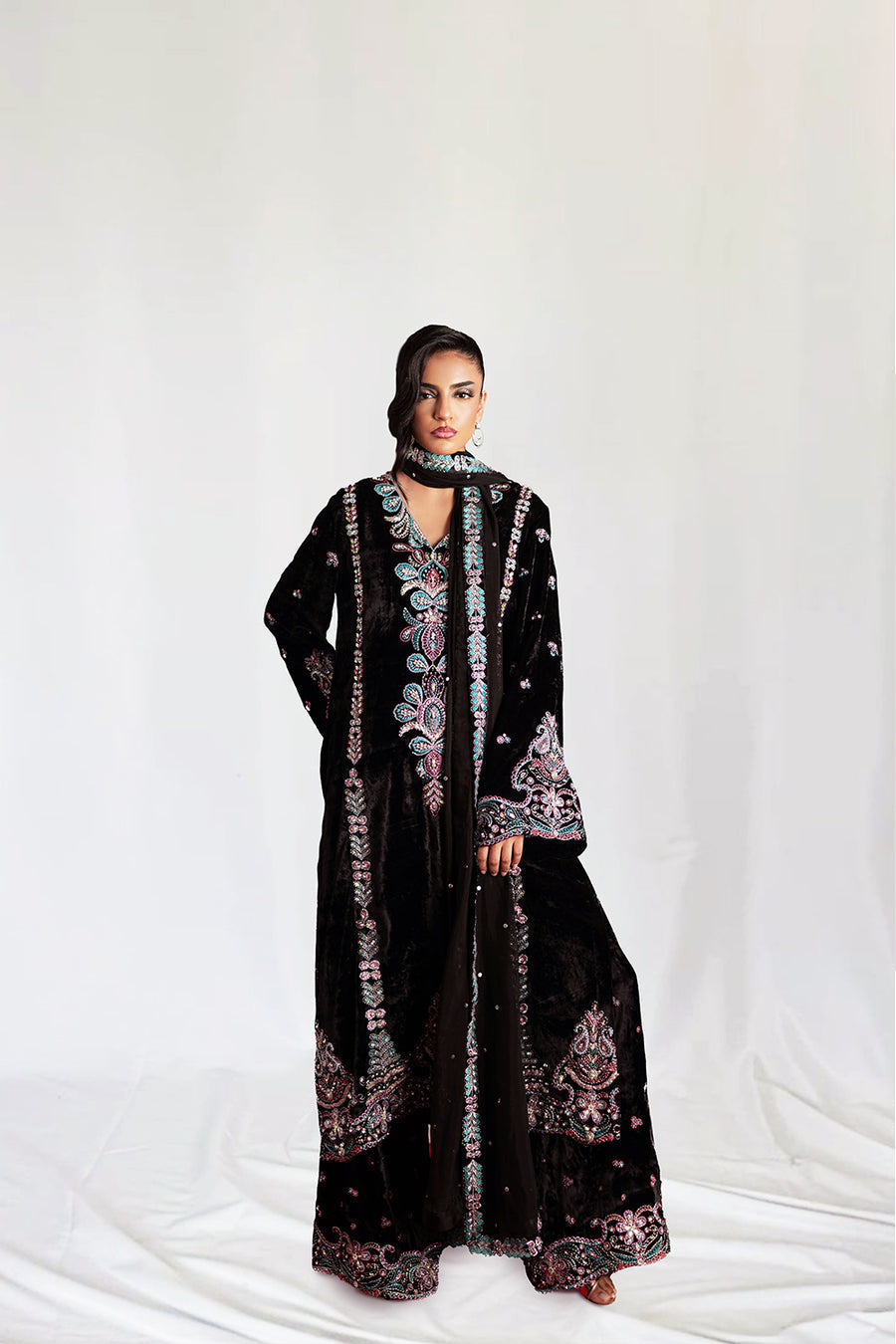 Saira Rizwan | Velvet Pret 25 | ZARQ-SRVP25-03 - Official Saira Rizwan stockist in UK - Sakeena London
