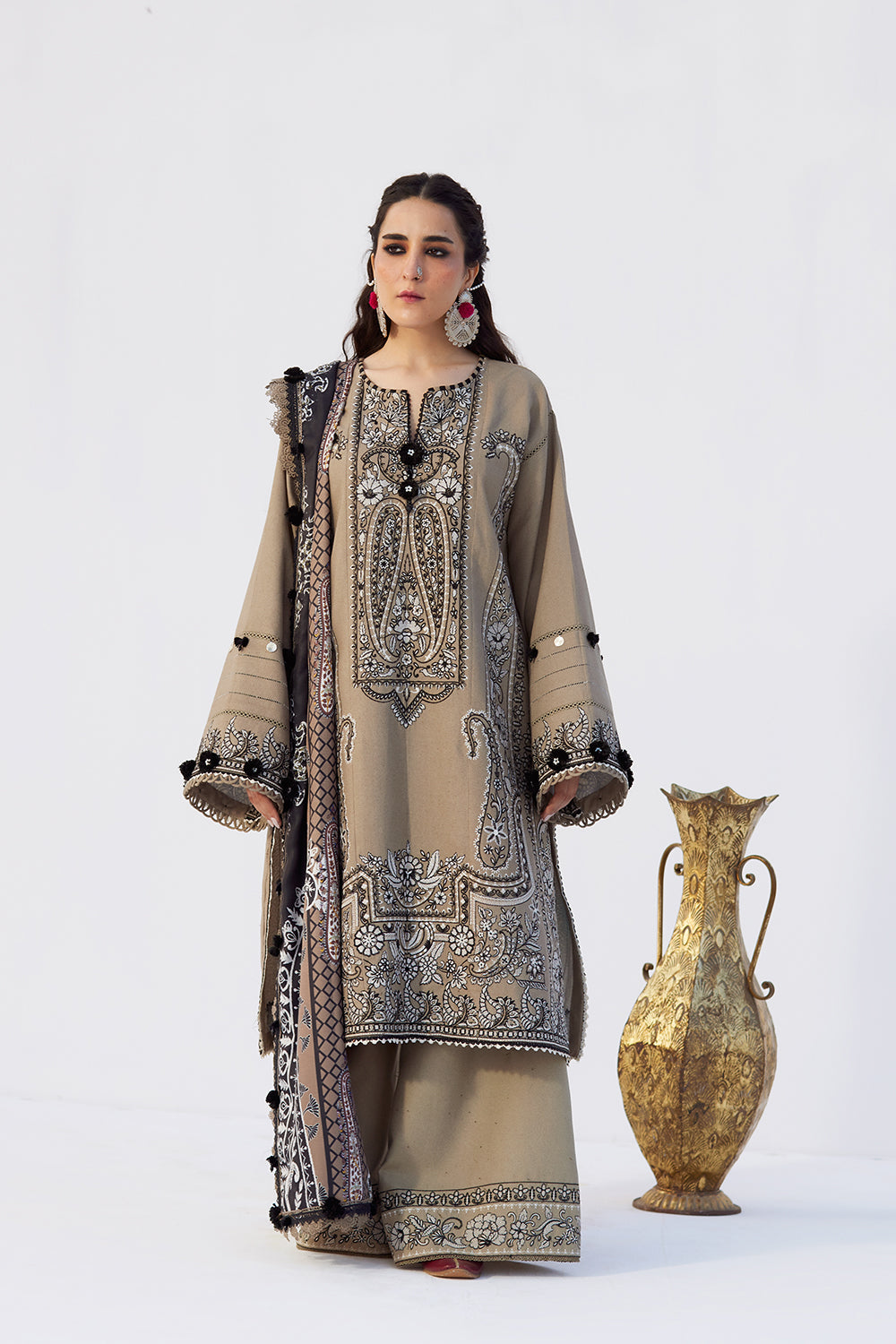 Saira Rizwan | Winter Khaddar 25 | RUKH-SRW25-02 - Official Saira Rizwan stockist in UK - Sakeena London