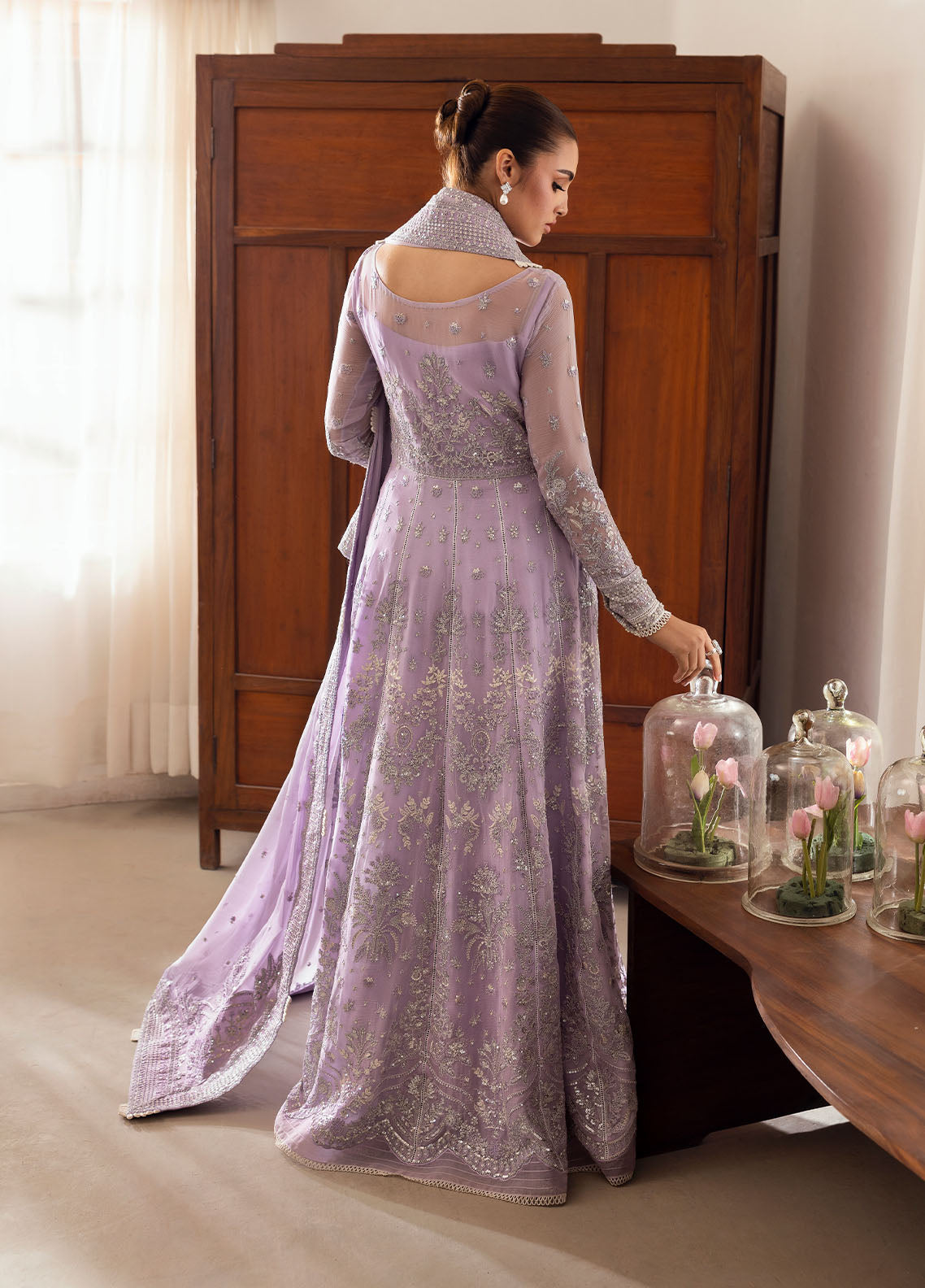 Gulaal | Reverie Embroidered Chiffon | PAREESA - Official Gulaal stockist in UK - Sakeena London