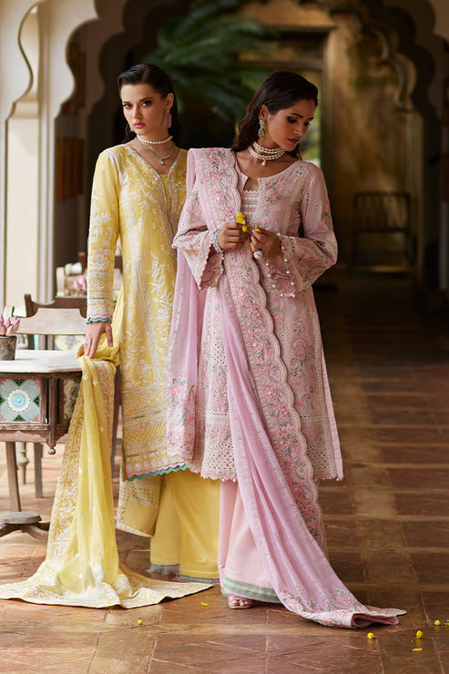 Gulaal | Luxury Lawn 25 | Magnolia - Official Gulaal stockist in UK - Sakeena London