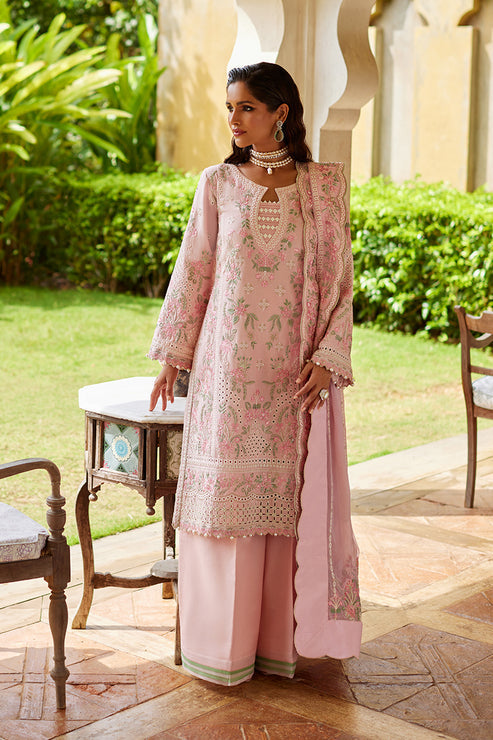 Gulaal | Luxury Lawn 25 | Magnolia - Official Gulaal stockist in UK - Sakeena London