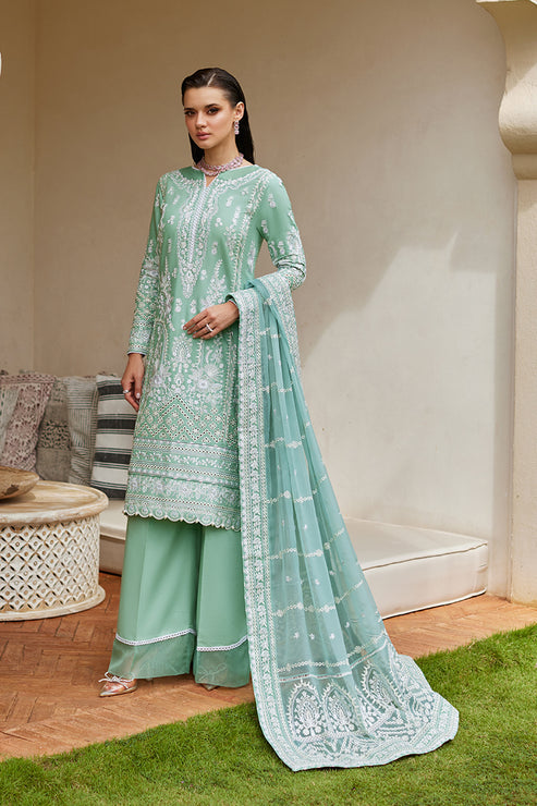 Gulaal | Luxury Lawn 25 | Freesia - Official Gulaal stockist in UK - Sakeena London