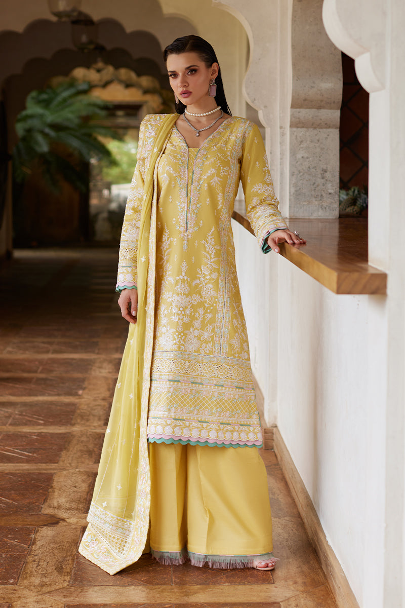 Gulaal | Luxury Lawn 25 | Iris - Official Gulaal stockist in UK - Sakeena London