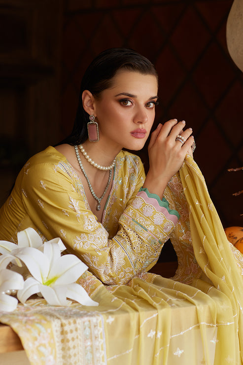 Gulaal | Luxury Lawn 25 | Iris - Official Gulaal stockist in UK - Sakeena London