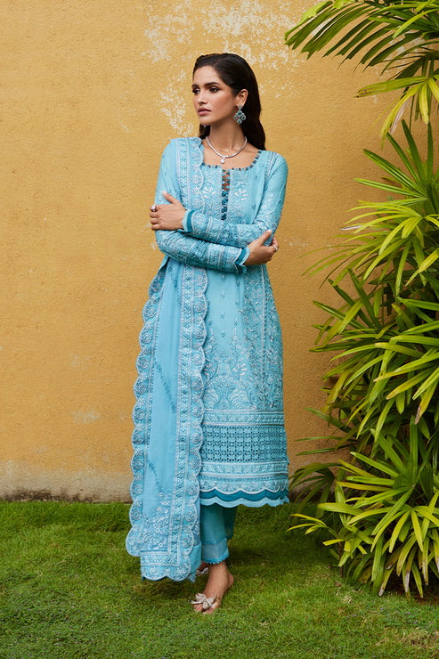 Gulaal | Luxury Lawn 25 | Dhalia - Official Gulaal stockist in UK - Sakeena London