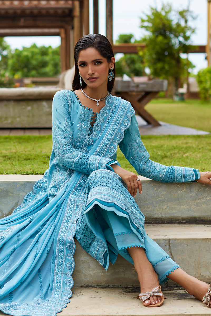 Gulaal | Luxury Lawn 25 | Dhalia - Official Gulaal stockist in UK - Sakeena London