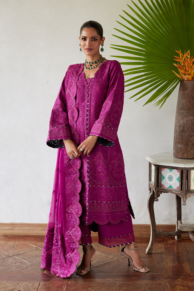 Gulaal | Luxury Lawn 25 | Hazel - Official Gulaal stockist in UK - Sakeena London