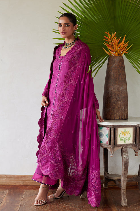 Gulaal | Luxury Lawn 25 | Hazel - Official Gulaal stockist in UK - Sakeena London
