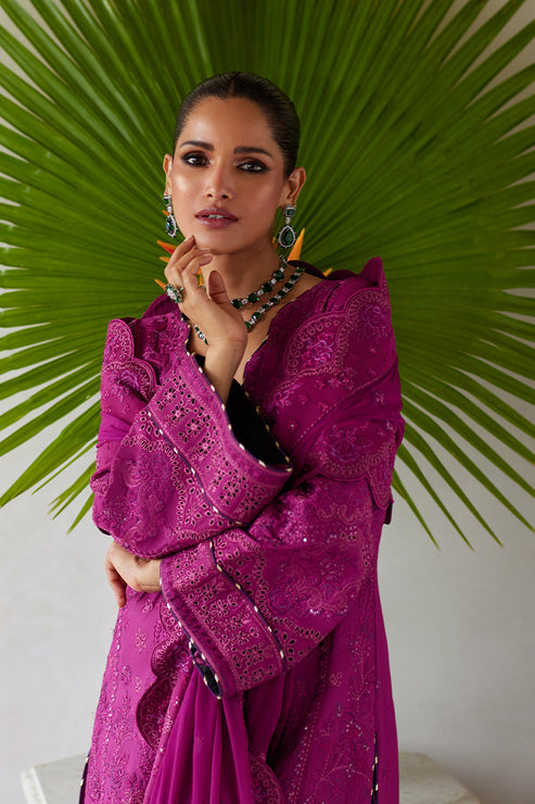 Gulaal | Luxury Lawn 25 | Hazel - Official Gulaal stockist in UK - Sakeena London