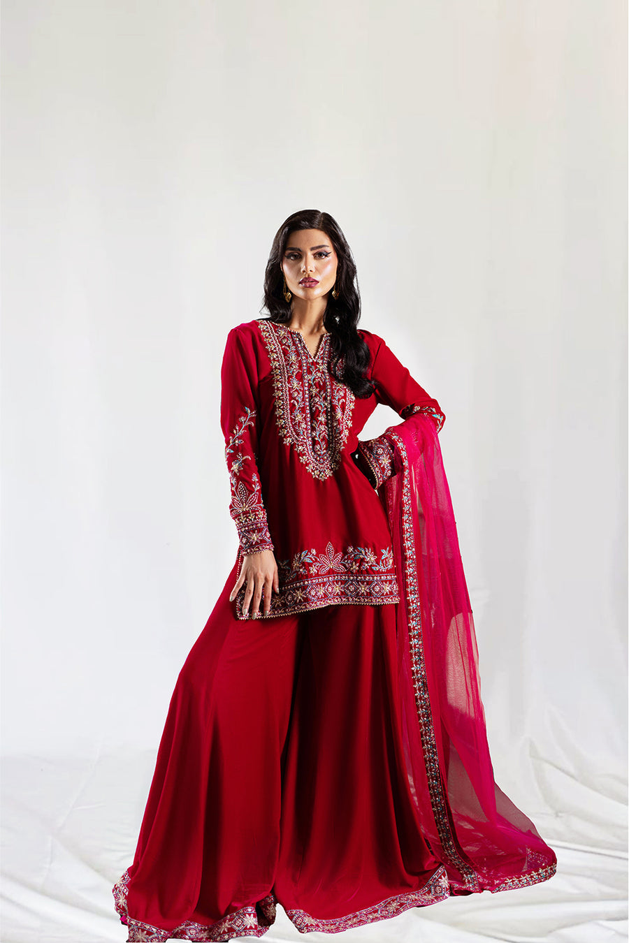 Saira Rizwan | Velvet Pret 25 | SHIREEN-SRVP25-04 - Official Saira Rizwan stockist in UK - Sakeena London