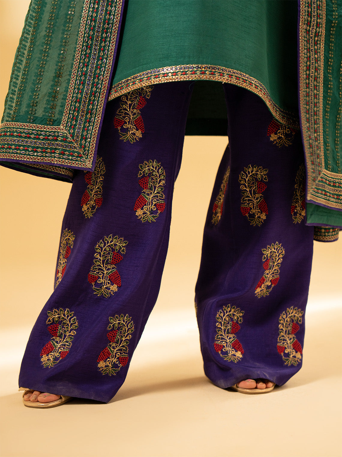 Fozia Khalid | Eid Edit 24 | Emerald Craftsmanship - Official Fozia Khalid stockist in UK - Sakeena London