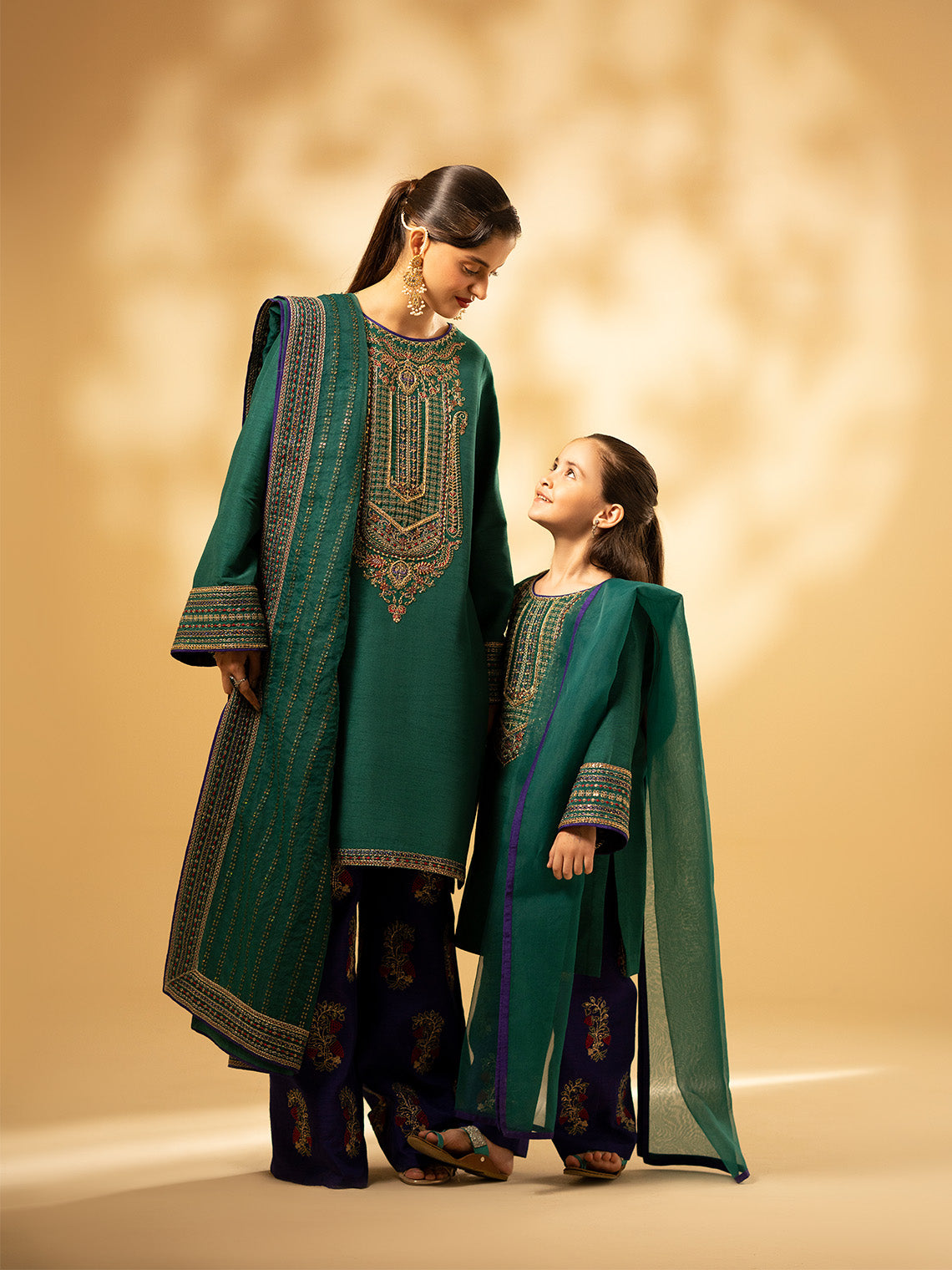 Fozia Khalid | Eid Edit 24 | Emerald Craftsmanship - Official Fozia Khalid stockist in UK - Sakeena London