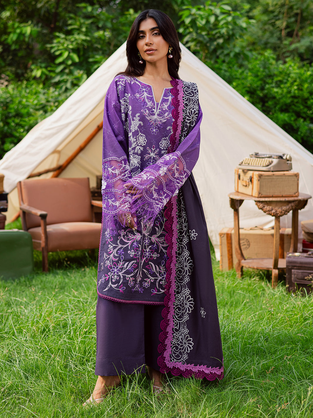 Mahnur | Gardenia Khaddar 25 | GR-01 - Official Mahnur stockist in UK - Sakeena London