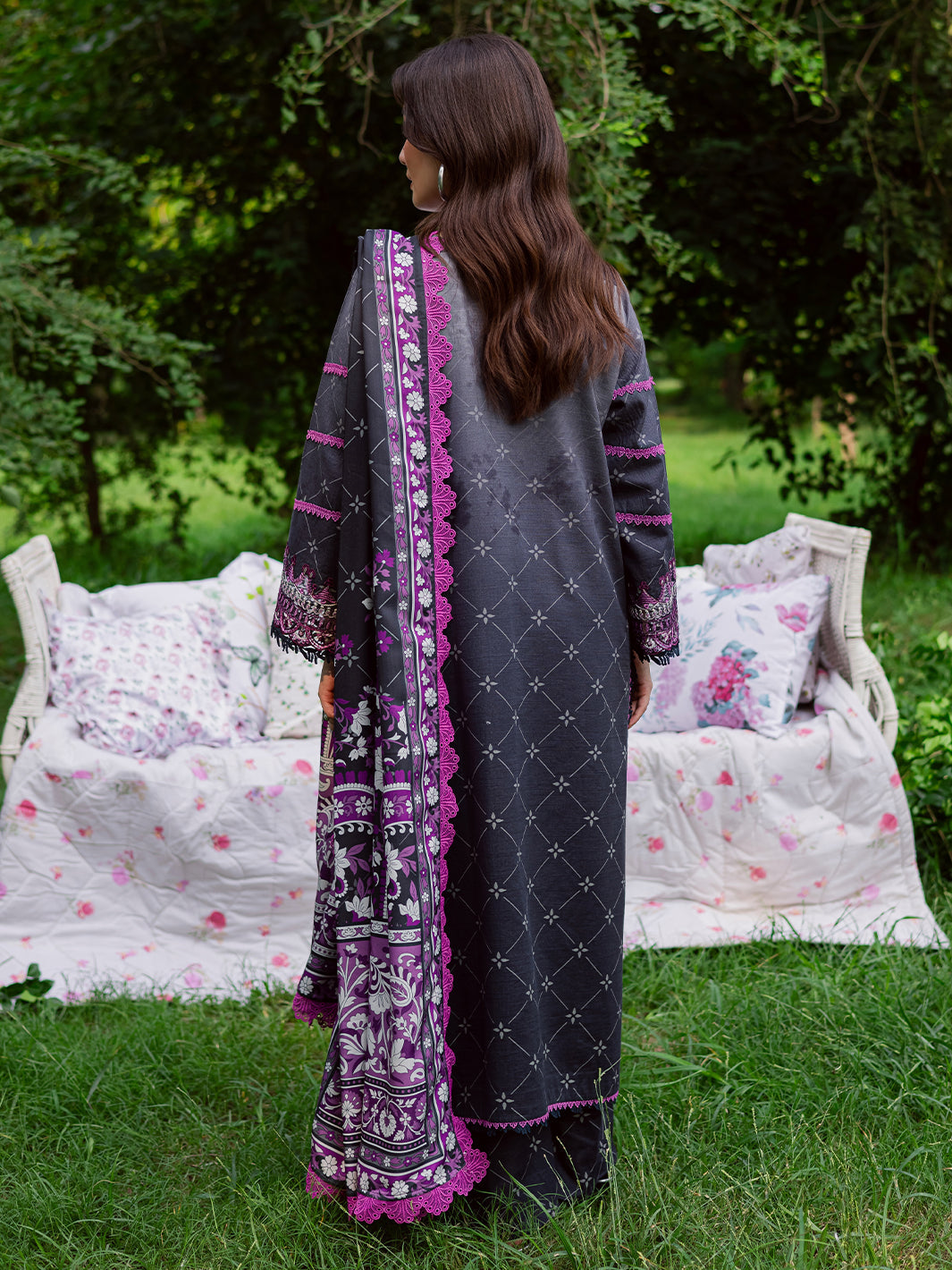 Mahnur | Gardenia Khaddar 25 | GR-02 - Official Mahnur stockist in UK - Sakeena London