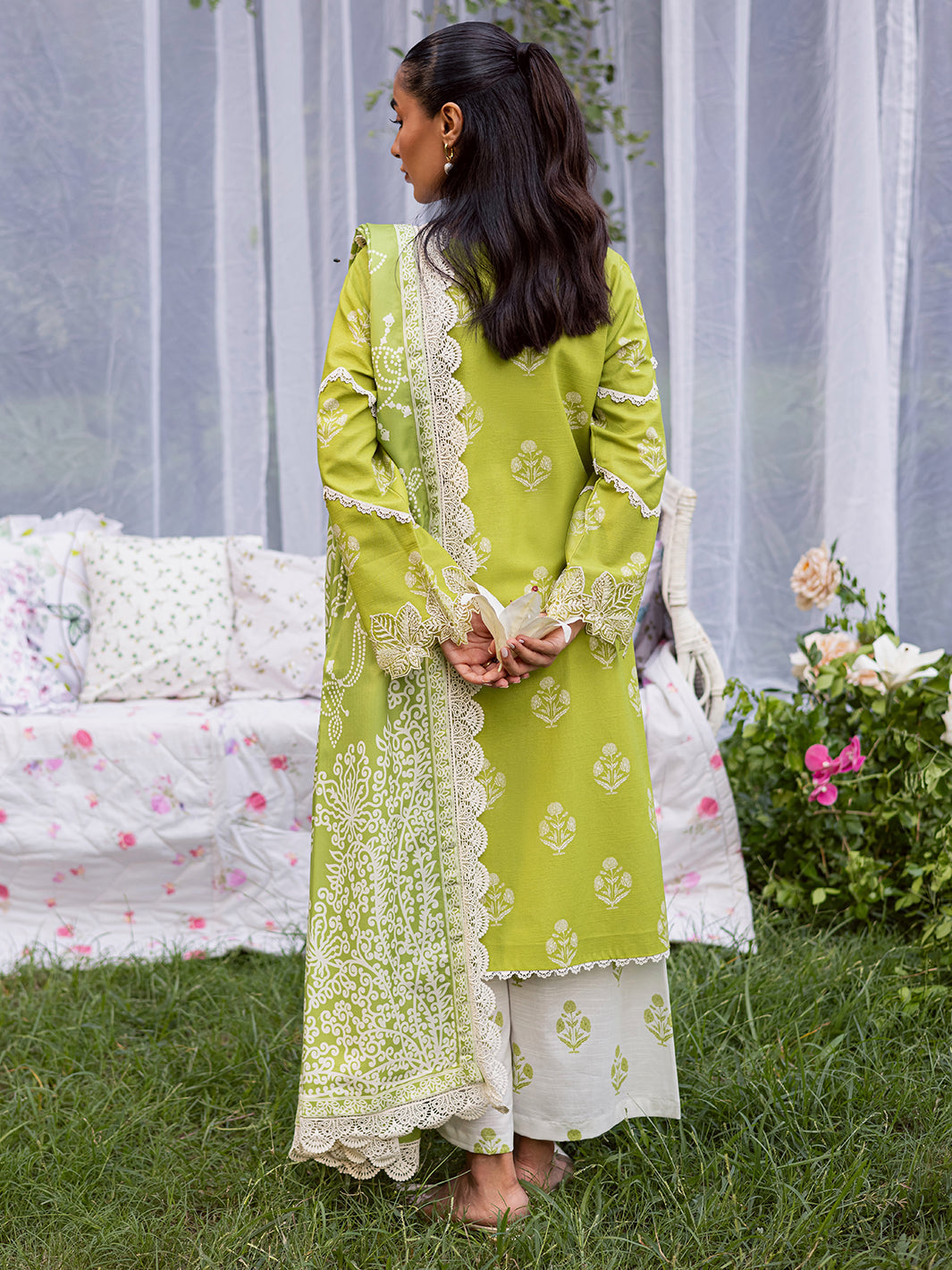 Mahnur | Gardenia Khaddar 25 | GR-03 - Official Mahnur stockist in UK - Sakeena London