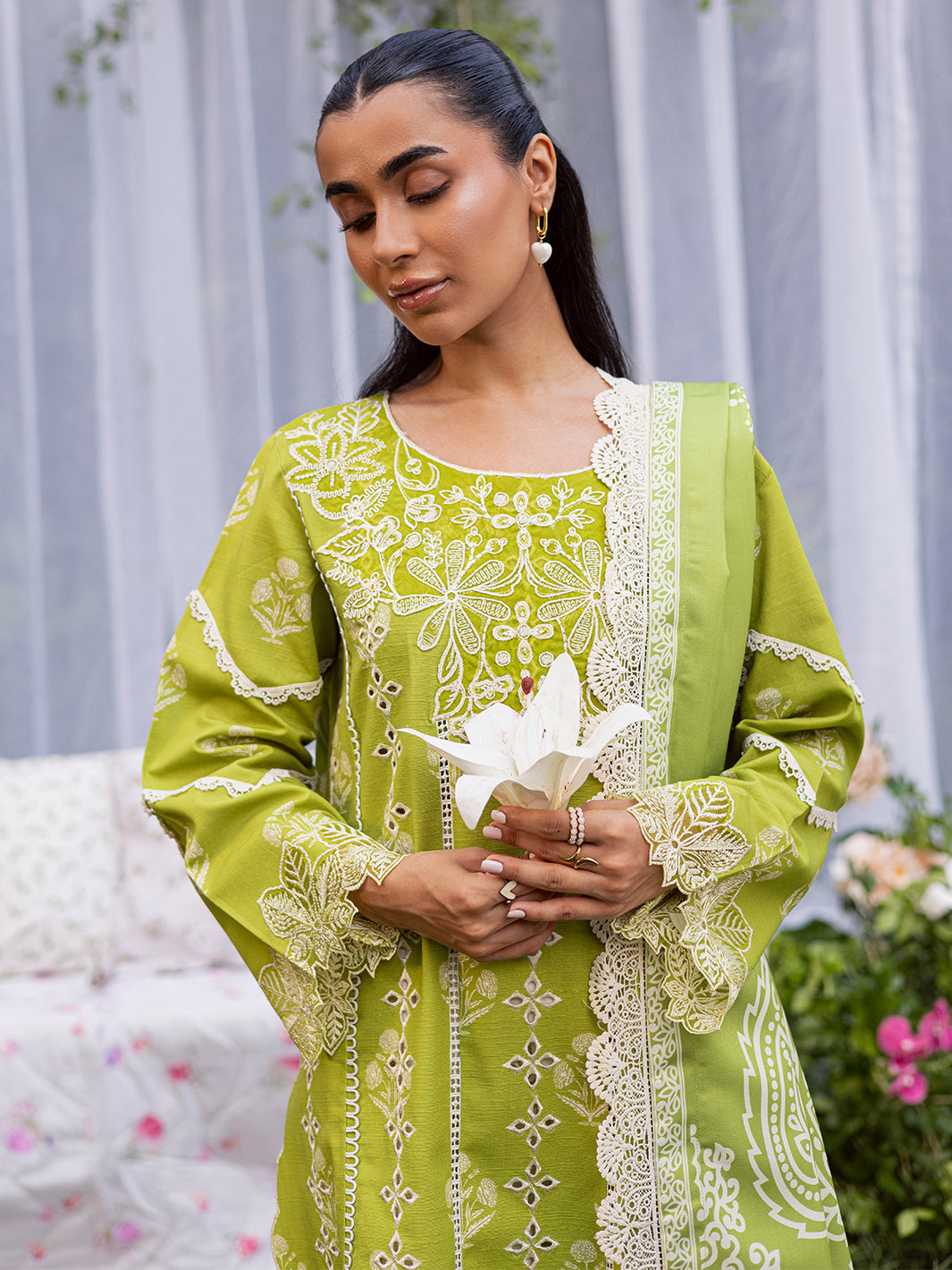 Mahnur | Gardenia Khaddar 25 | GR-03 - Official Mahnur stockist in UK - Sakeena London