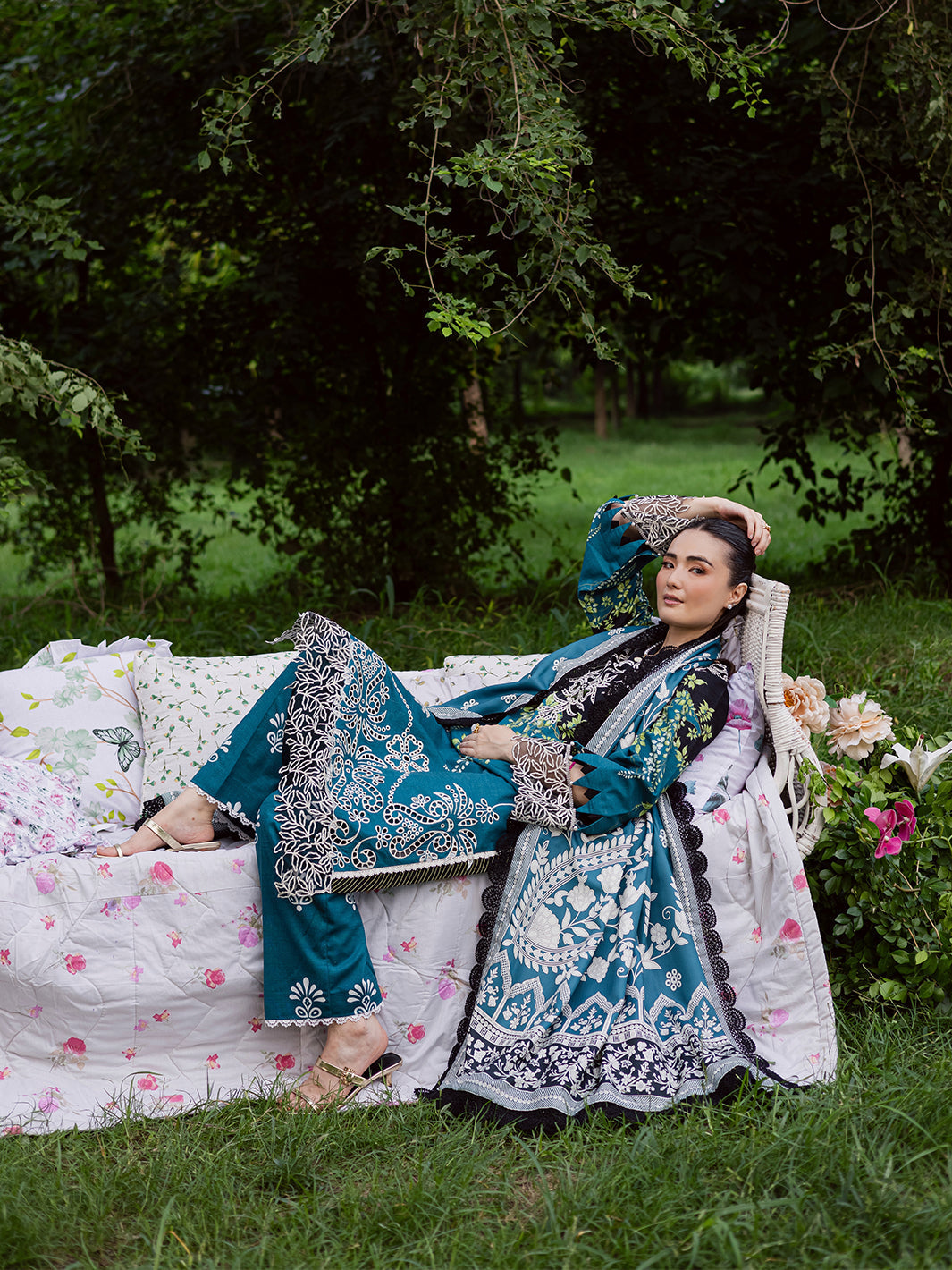 Mahnur | Gardenia Khaddar 25 | GR-04 - Official Mahnur stockist in UK - Sakeena London