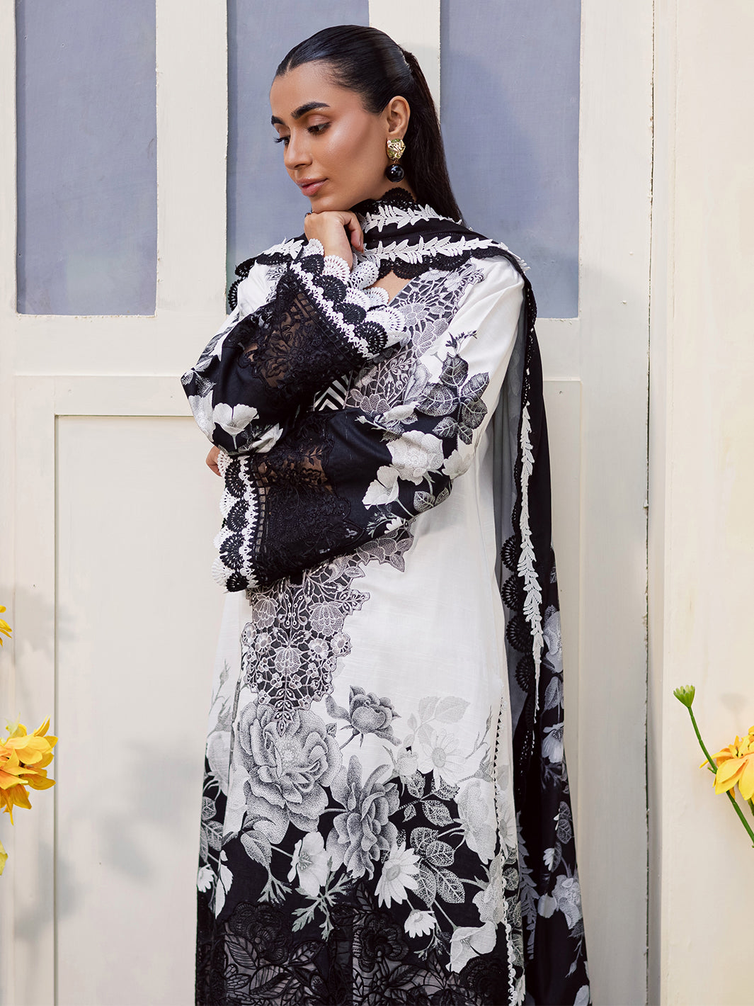 Mahnur | Gardenia Khaddar 25 | GR-05 - Official Mahnur stockist in UK - Sakeena London