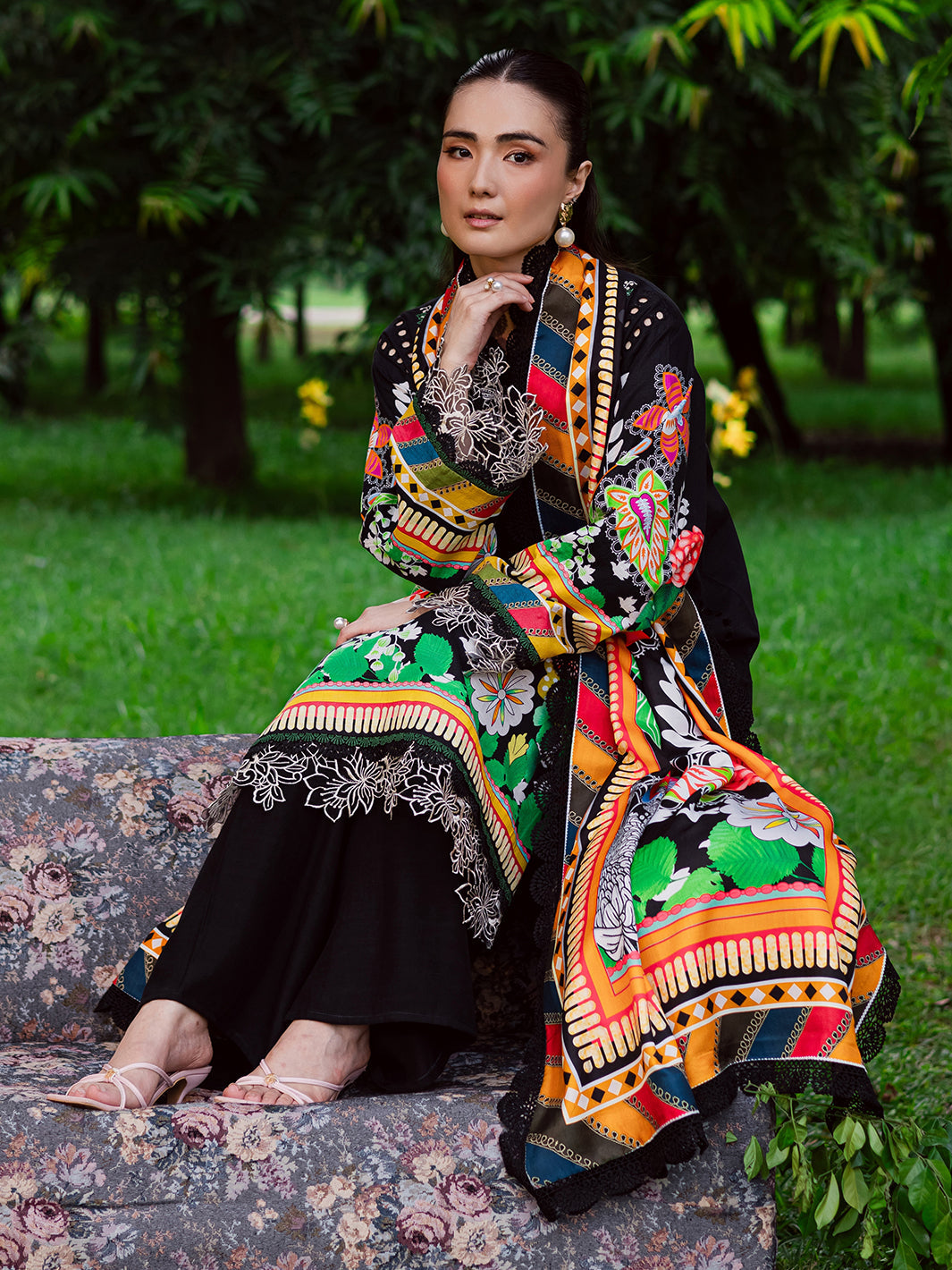 Mahnur | Gardenia Khaddar 25 | GR-06 - Official Afrozeh stockist in UK - Sakeena London