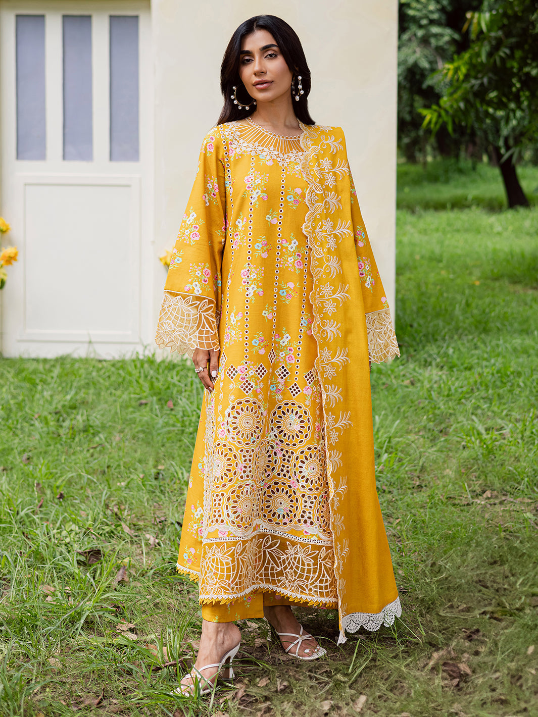 Mahnur | Gardenia Khaddar 25 | GR-08 - Official Mahnur stockist in UK - Sakeena London
