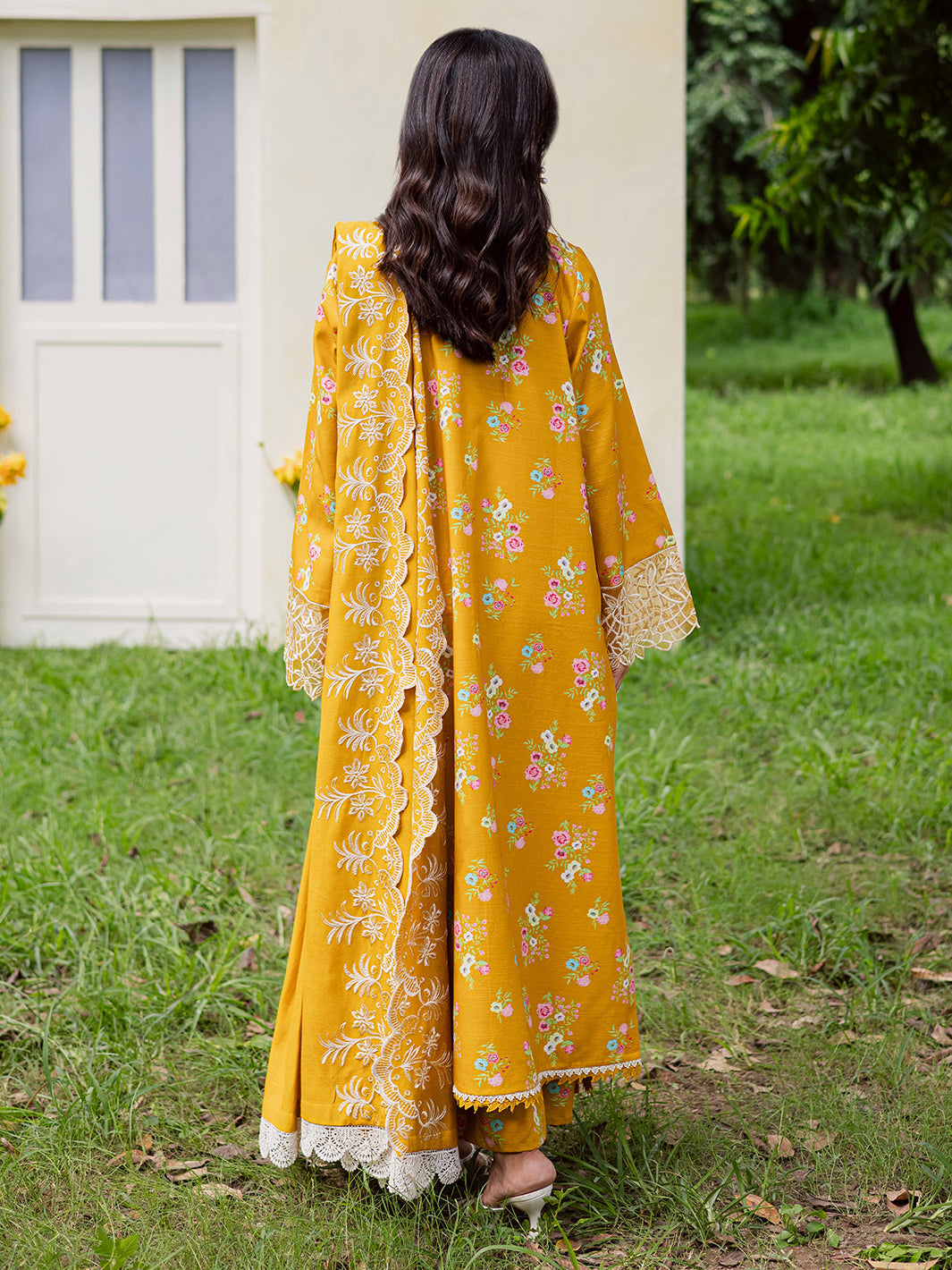 Mahnur | Gardenia Khaddar 25 | GR-08 - Official Mahnur stockist in UK - Sakeena London