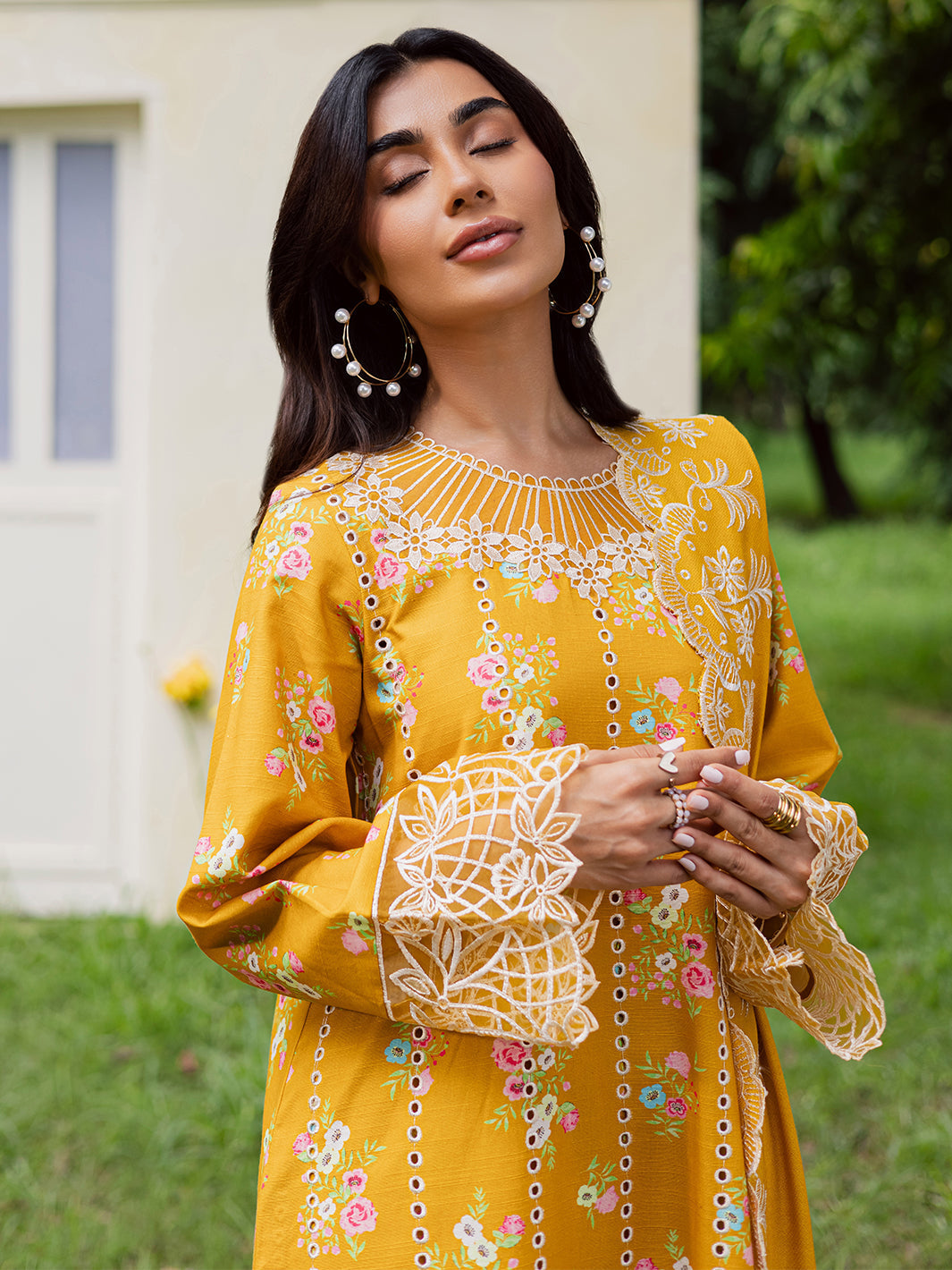Mahnur | Gardenia Khaddar 25 | GR-08 - Official Mahnur stockist in UK - Sakeena London