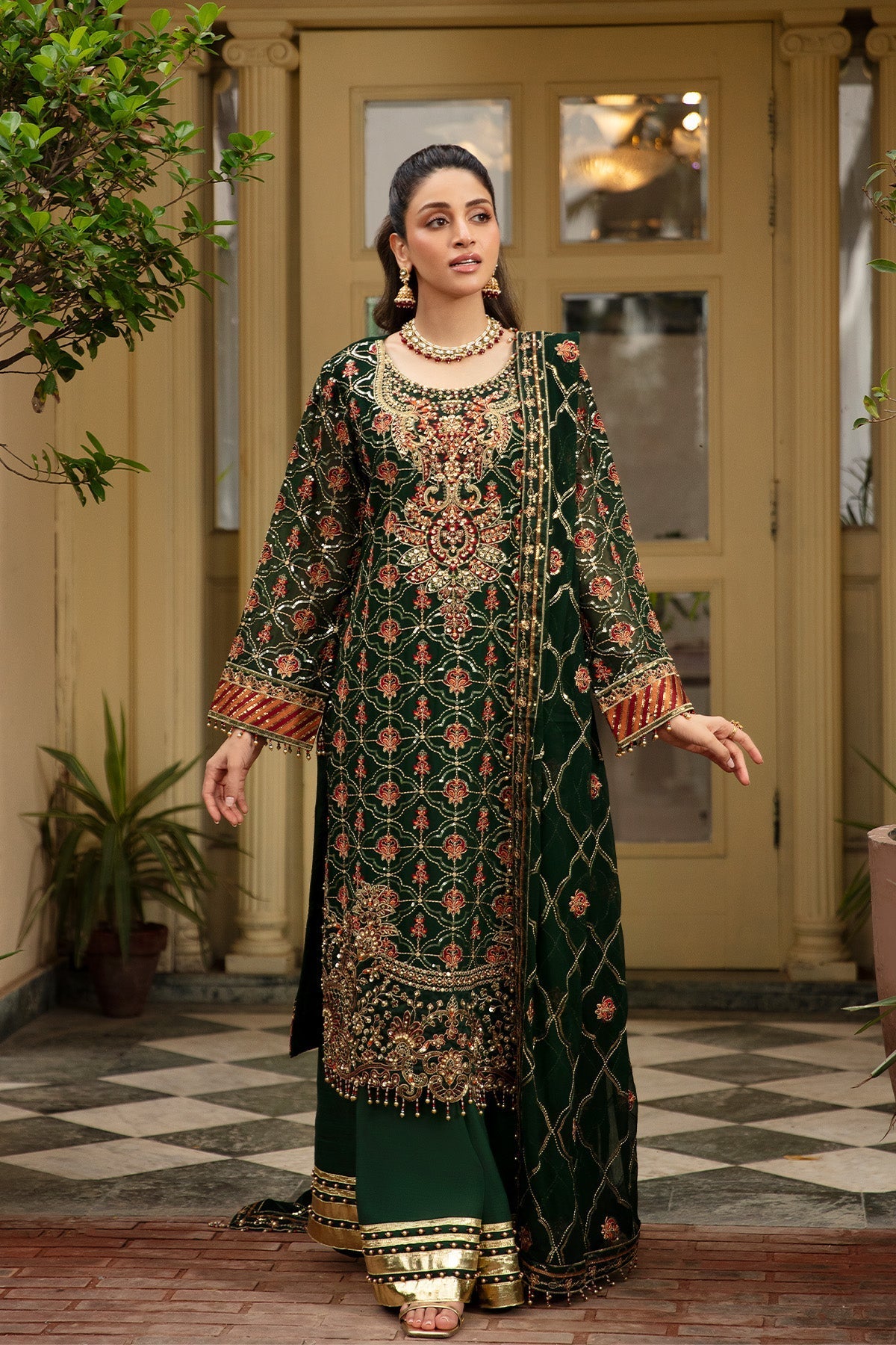 Raeesa Premium | Dehleez Formals | Dl 1038 - Official Raeesa Premium stockist in UK - Sakeena London