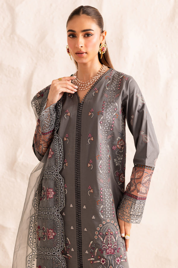 Marjjan | Guzel Lawn | SMC 205-B (Grey) - Official Marjjan stockist in UK - Sakeena London