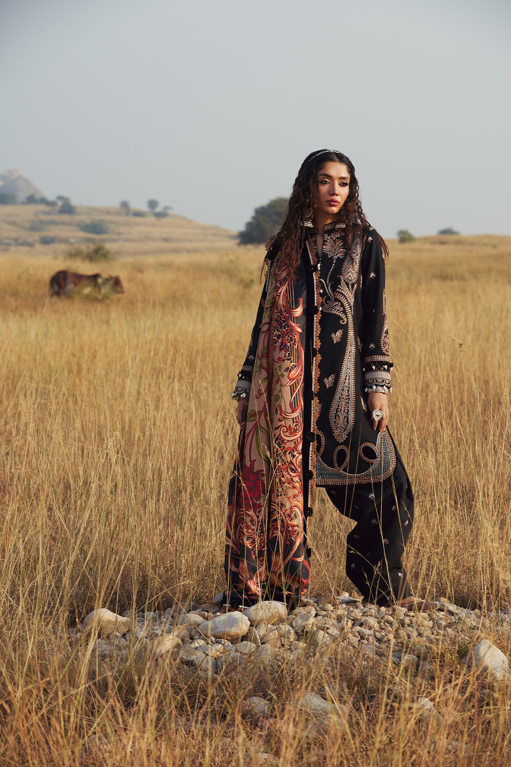 Saira Rizwan | Winter Khaddar 25 | MAHTAAB-SRW25-01 - Official Saira Rizwan stockist in UK - Sakeena London