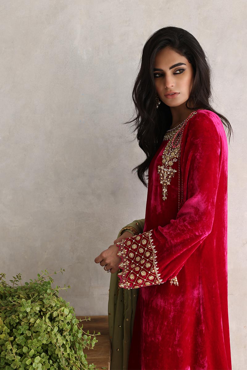 Sana Abbas | Velvet Formals | GULAAL - Official Sana Abbas stockist in UK - Sakeena London