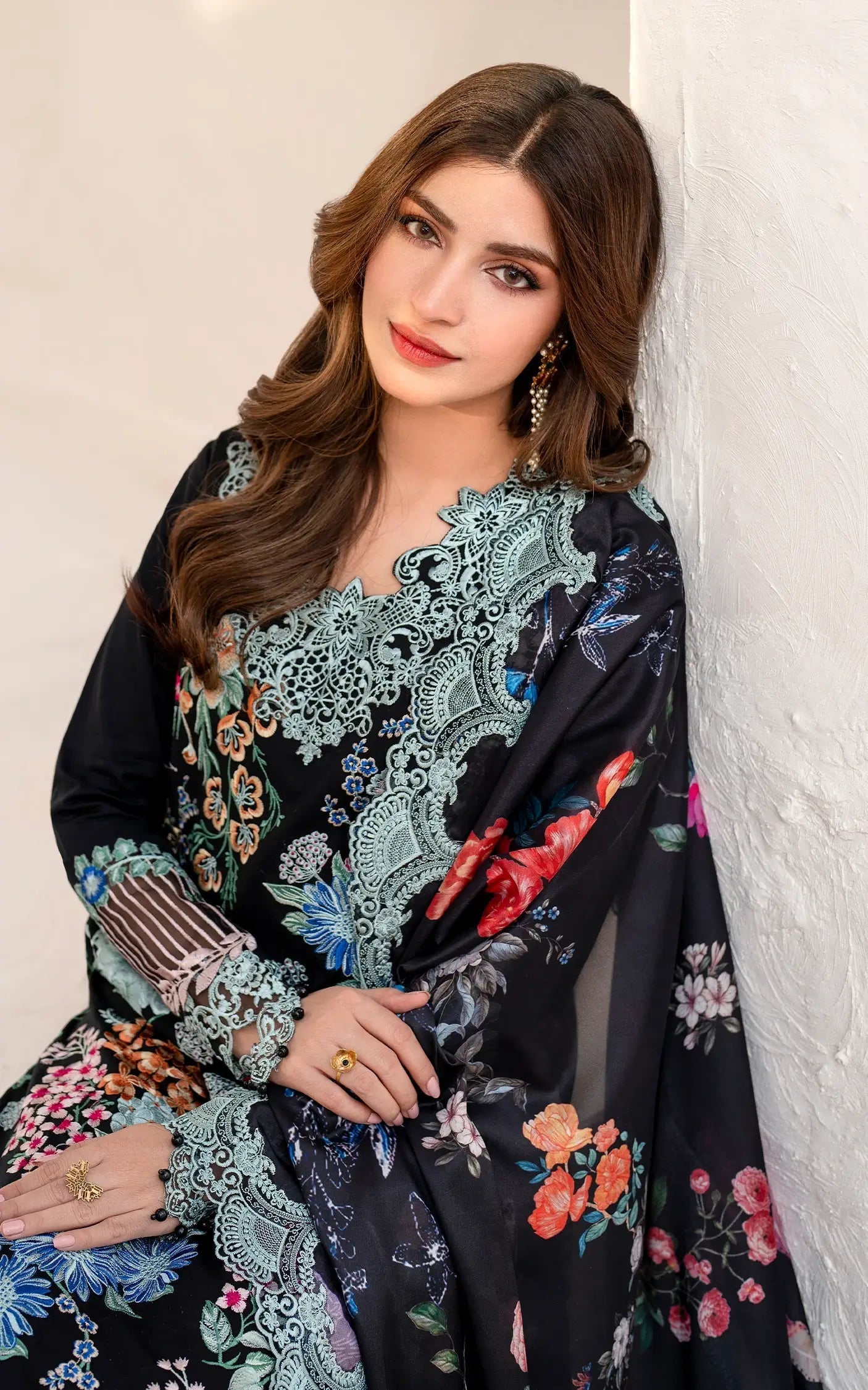 Asifa and Nabeel | Azalia Sumemr 25 | Garden Rose (AZL25-05) - Official Asifa and Nabeel stockist in UK - Sakeena London