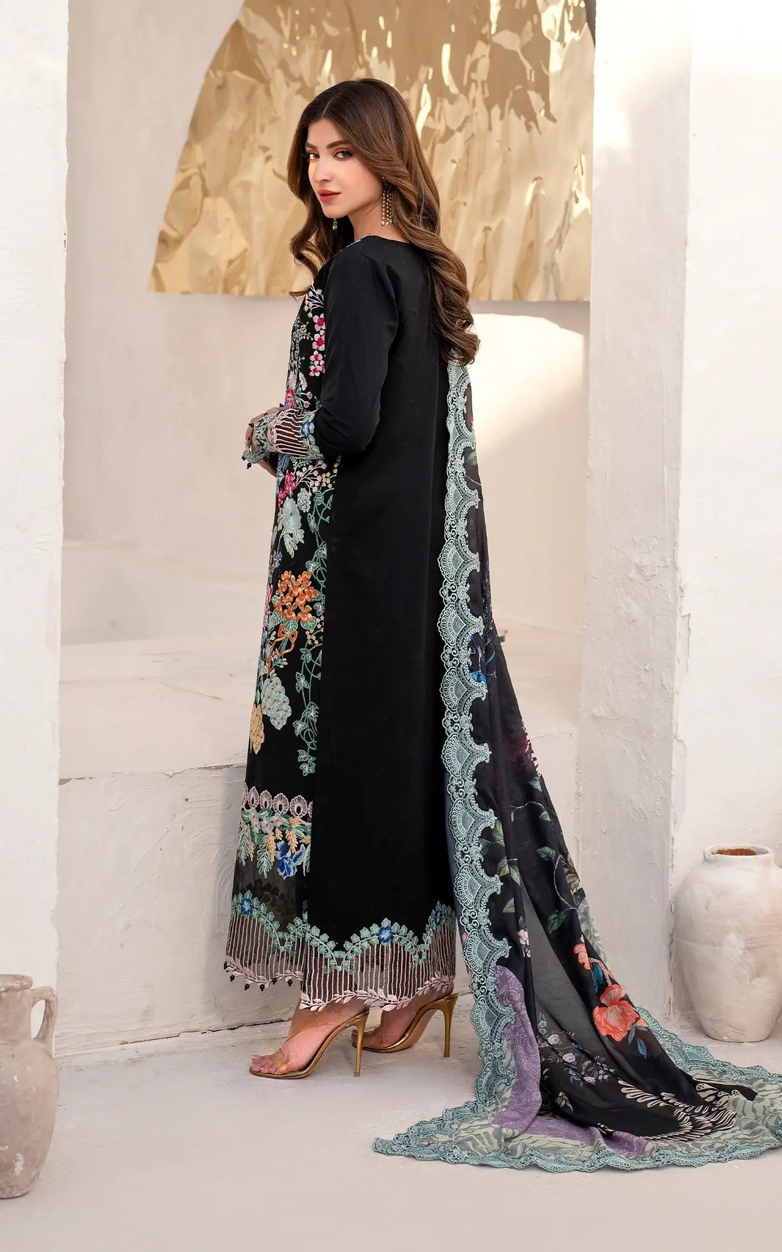 Asifa and Nabeel | Azalia Sumemr 25 | Garden Rose (AZL25-05) - Official Asifa and Nabeel stockist in UK - Sakeena London