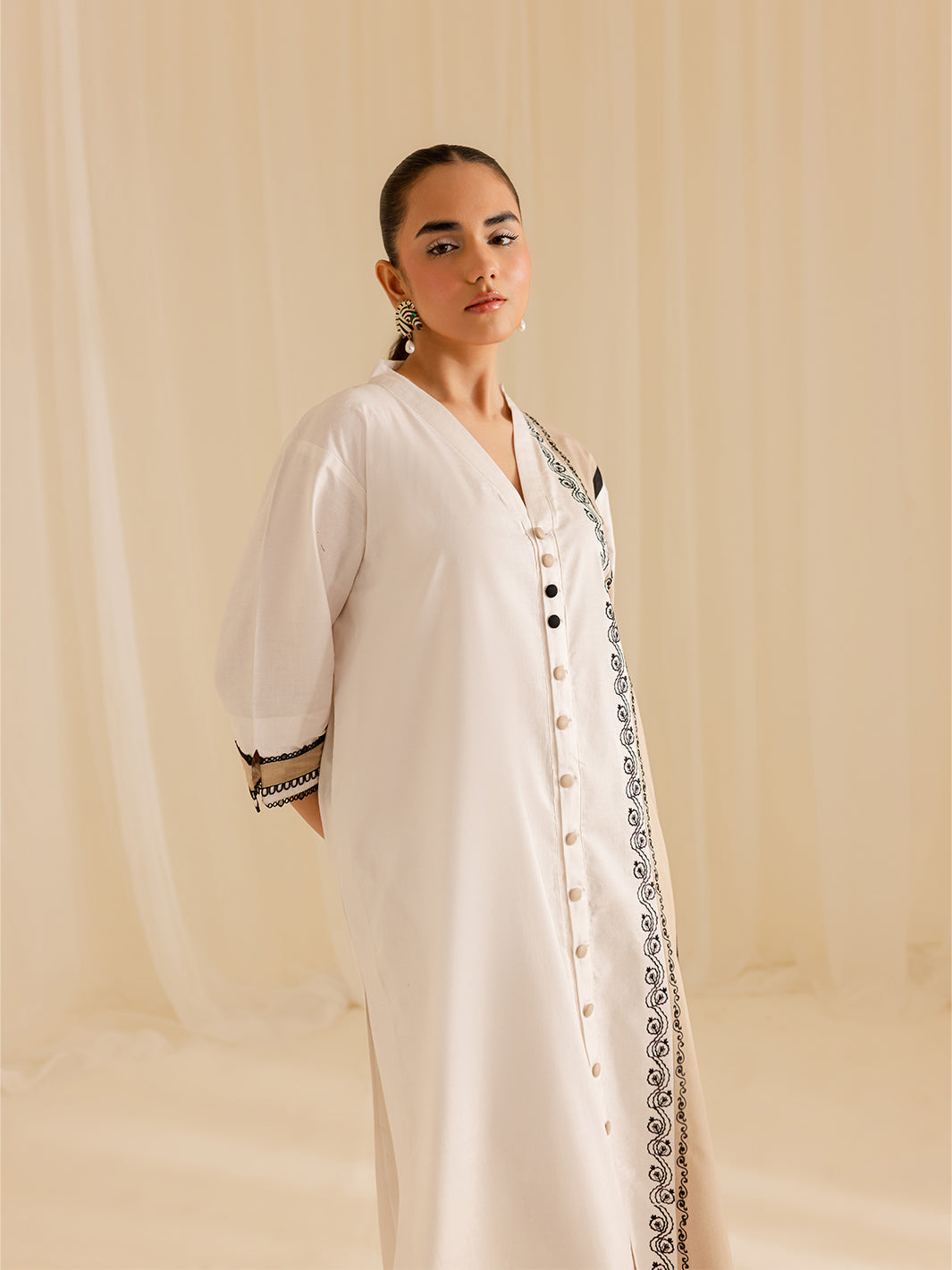 Mahnur | Petal Whispers Lawn Pret | Gardenia - Official Mahnur stockist in UK - Sakeena London