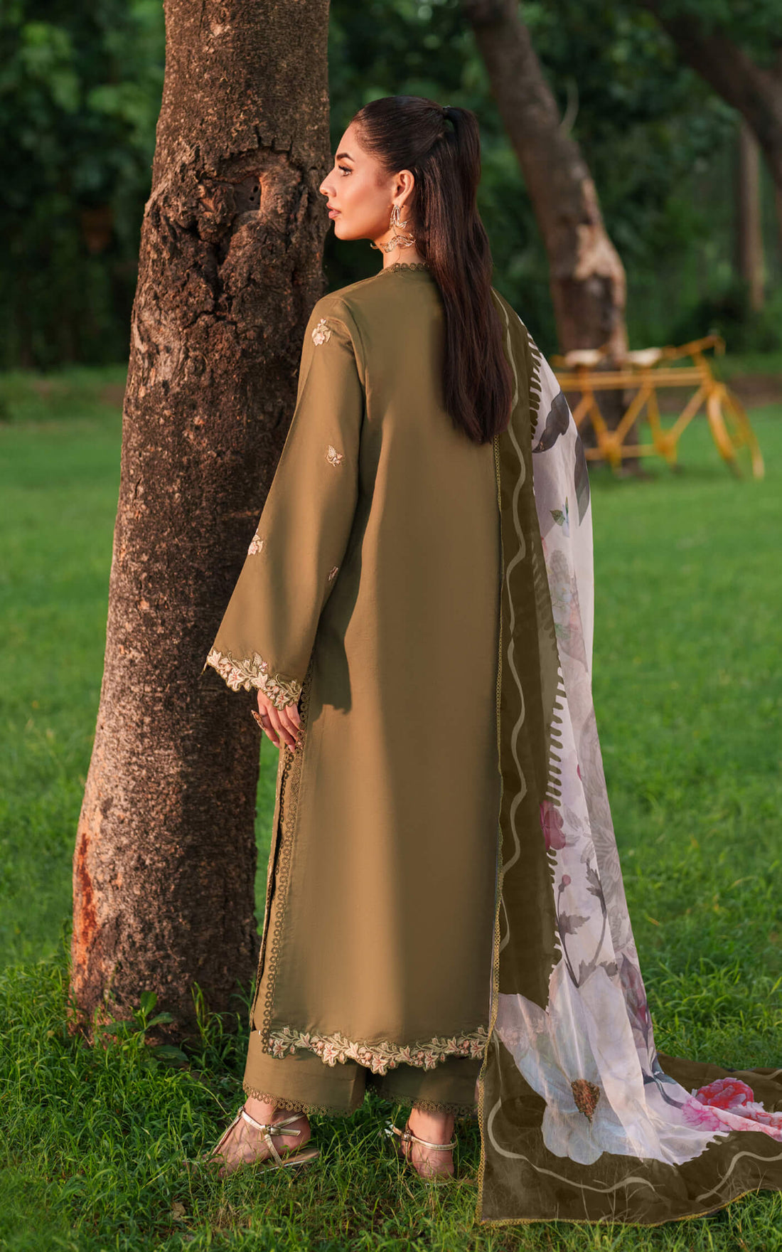 Asifa and Nabeel | Eden Cambric 25 | Gardenia Grace ECU25-09 - Official Asifa and Nabeel stockist in UK - Sakeena London